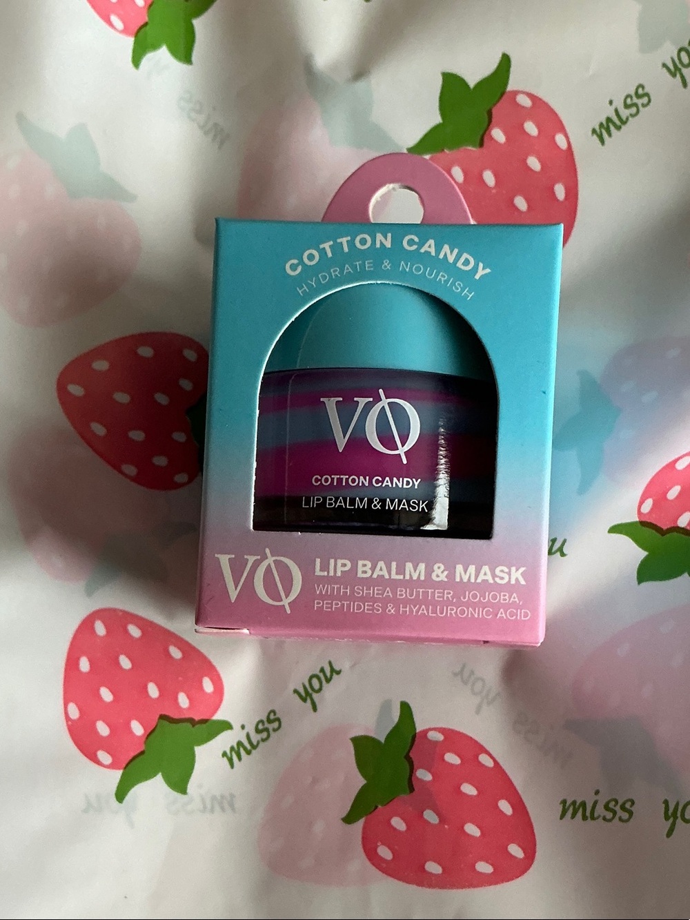 Cotton Candy Lip Balm & Mask - Turquoise and Pink Packaging